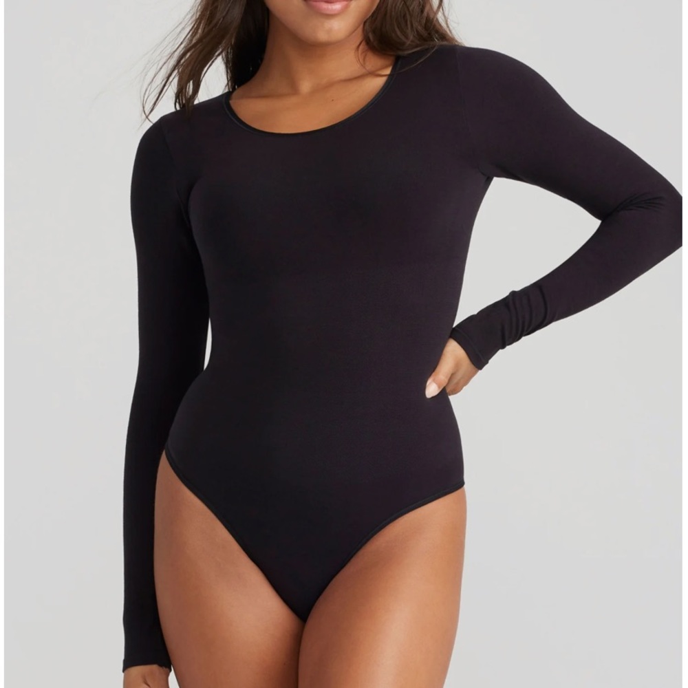 NWOT Yummie Long Sleeve Shaping Thong Bodysuit - Outlast Seamless